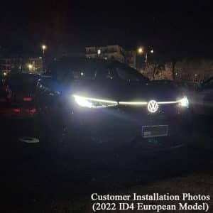 VW ID4 illuminated Logo
