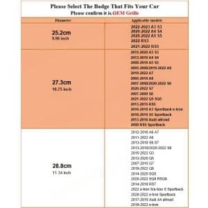 2nd Generation Audi A7 Led Emblem (Four Dynamic Effects)