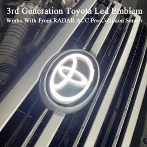 Toyota Light up Emblem 190*130mm