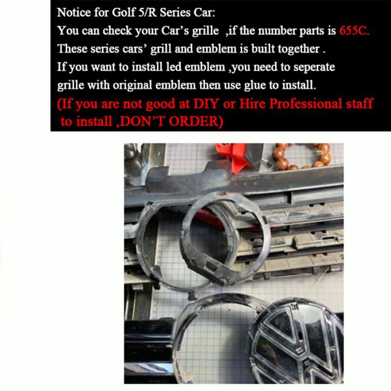 Dynamic VW Led Emblem