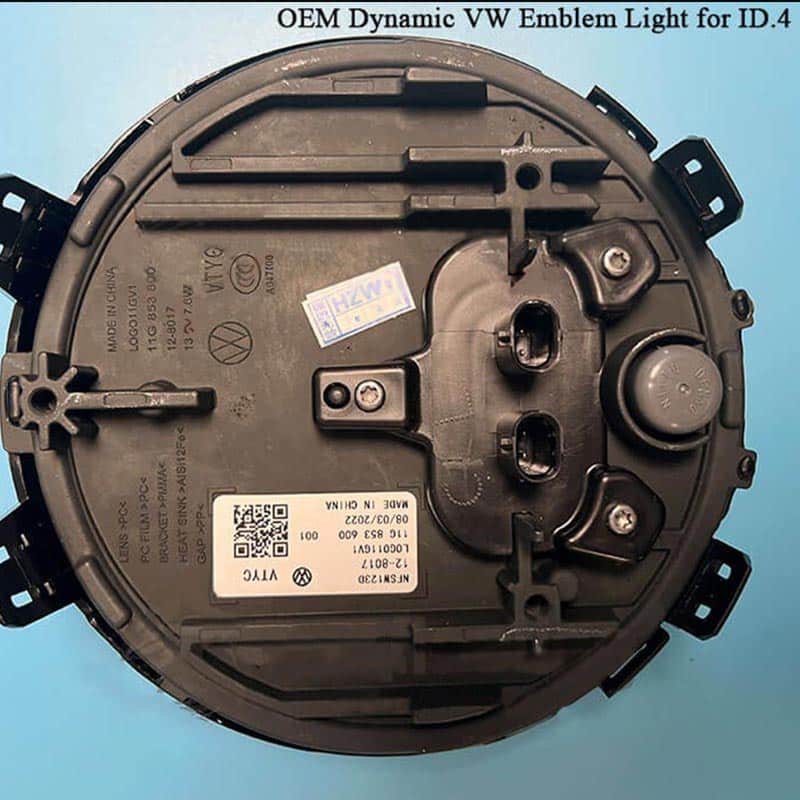 VW illuminated Logo and Led Stripes