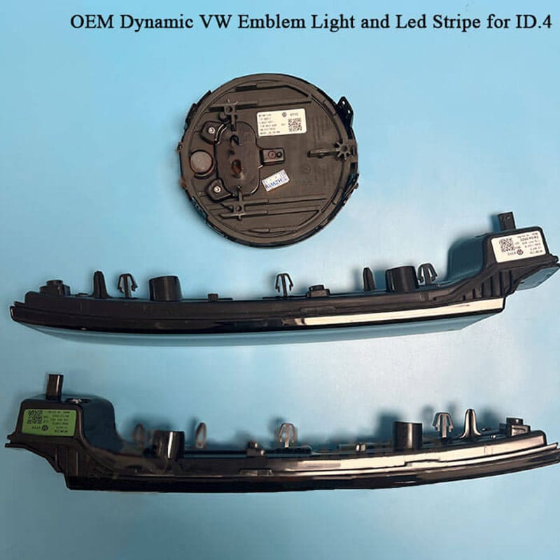 VW illuminated Logo and Led Stripes