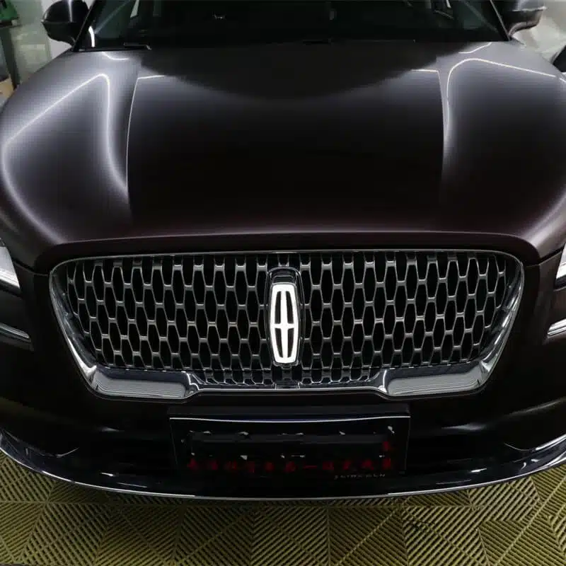 Lincoln Aviator light up emblem 2020–2025 — silver finish, dynamic LED, front view