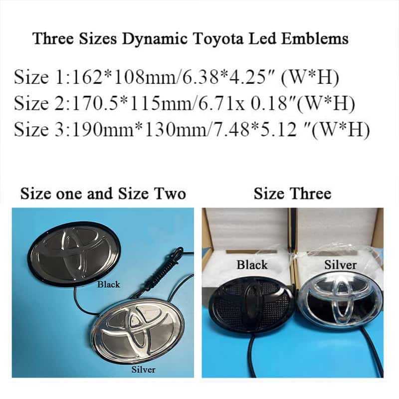 Toyota Light up Emblem