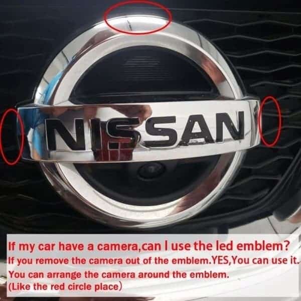 Black Nissan Emblem Light