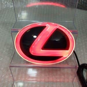 illuminated Lexus Emblem