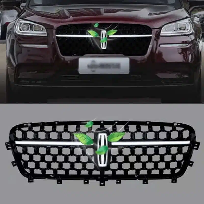 Lincoln Aviator LED grille emblem kit — full LED grille panel, black finish, 2020+