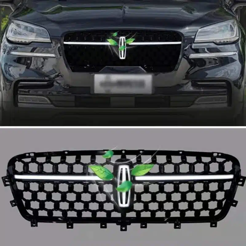 Lincoln Corsair LED grille and illuminated emblem — silver finish, dynamic light effect