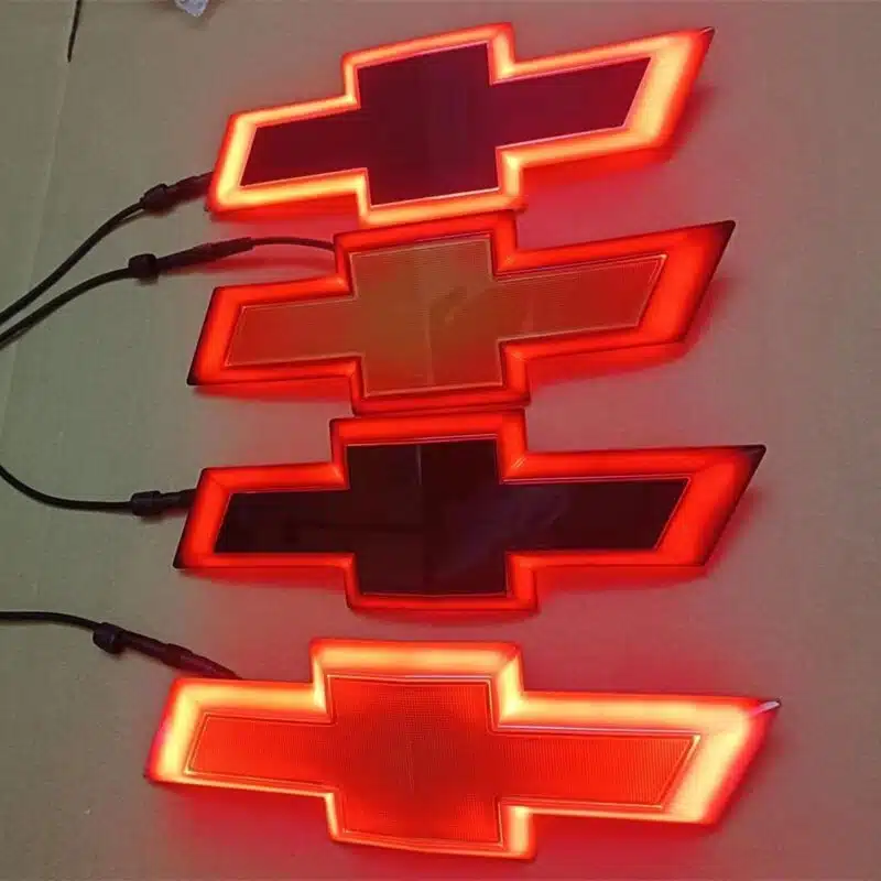 Chevy Emblem with Red Color