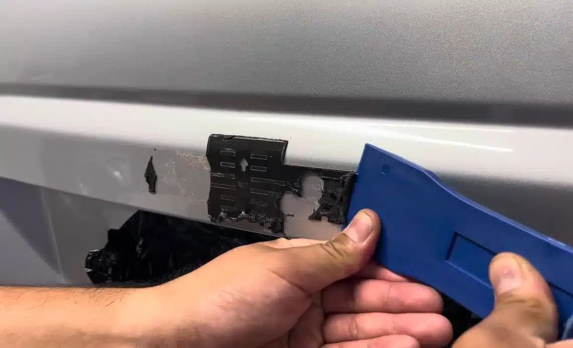 Cleaning the Adhesive Residue