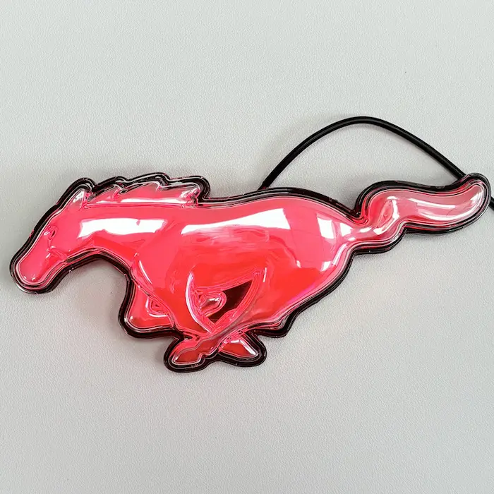 Light Up Mustang Emblem